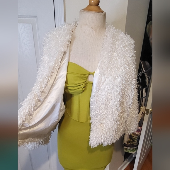 Fashionnova Chartreuse Corset Slipdress Size 1X - Picture 4 of 5